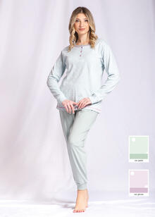 PIGIAMA DONNA INTERLOCK 