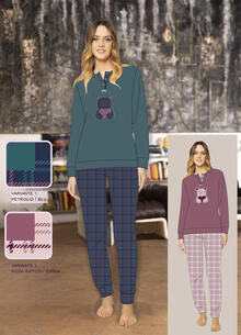 PIGIAMA DONNA INTERLOCK 