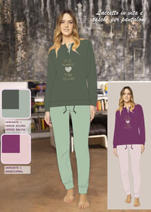 PIGIAMA DONNA INTERLOCK 