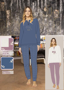 PIGIAMA DONNA INTERLOCK 