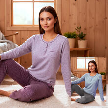 PIGIAMA DONNA INTERLOCK 