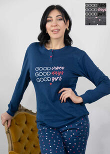 PIGIAMA DONNA INTERLOCK 