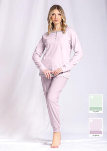 PIGIAMA DONNA INTERLOCK 