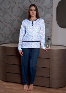PIGIAMA DONNA INTERLOCK 