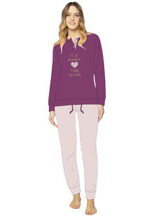 PIGIAMA DONNA INTERLOCK 