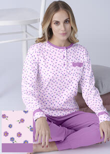 PIGIAMA DONNA INTERLOCK 