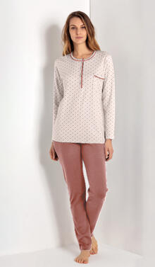 PIGIAMA DONNA INTERLOCK 