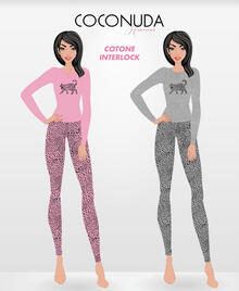 PIGIAMA DONNA INTERLOCK 