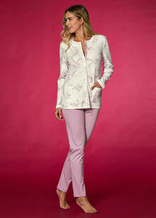 PIGIAMA DONNA INTERLOCK APERTO 