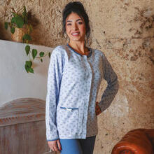PIGIAMA DONNA INTERLOCK APERTO 