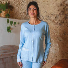 PIGIAMA DONNA INTERLOCK APERTO 