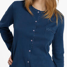 PIGIAMA DONNA INTERLOCK APERTO 