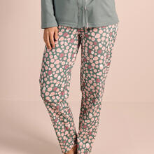 PIGIAMA DONNA INTERLOCK APERTO 