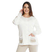 PIGIAMA DONNA INTERLOCK APERTO CALIBRATO 