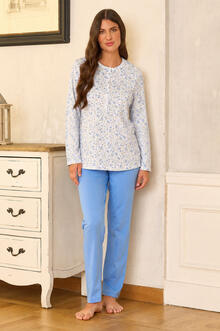 PIGIAMA DONNA LUNGO JERSEY 