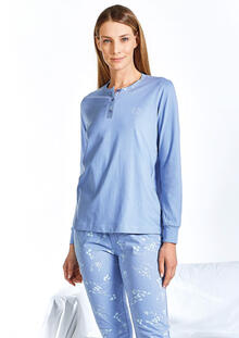 PIGIAMA DONNA LUNGO JERSEY 