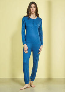 PIGIAMA DONNA LUNGO JERSEY 
