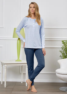 PIGIAMA DONNA LUNGO JERSEY 