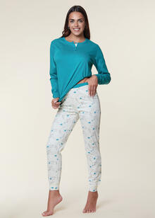 PIGIAMA DONNA LUNGO JERSEY 