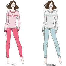 PIGIAMA DONNA LUNGO JERSEY 
