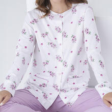 CAMICIA DA NOTTE LUNGO JERSEY APERTO IN SCATOLA 