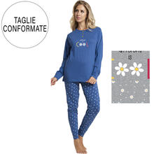 PIGIAMA DONNA LUNGO JERSEY CALIBRATO 