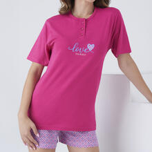 PIGIAMA DONNA MEZZA MANICA PANTALONCINO 
