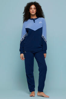 PIGIAMA DONNA PILE GIROCOLLO 