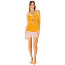 PIGIAMA DONNA SPALLA LARGA PANTALONCINO 