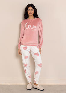 PIGIAMA DONNA VELOUR 