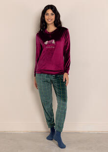 PIGIAMA DONNA VELOUR 