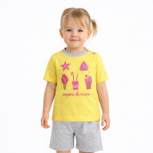 PIGIAMA NEONATA CORTO JERSEY 