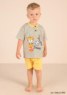 PIGIAMA NEONATO COTONE JERSEY 