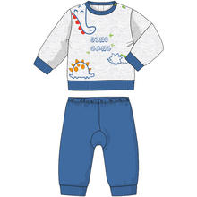 PIGIAMA NEONATO LUNGO COTONE 100% 