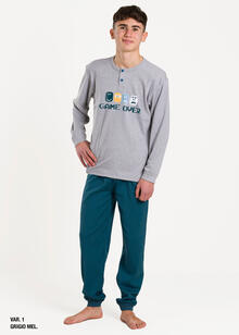 PIGIAMA RAGAZZO INTERLOCK 