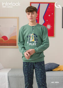 PIGIAMA RAGAZZO INTERLOCK 