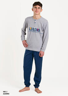 PIGIAMA RAGAZZO INTERLOCK 