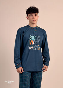 PIGIAMA RAGAZZO LUNGO JERSEY 