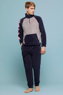 PIGIAMA UOMO CORAL MEZZA ZIP 