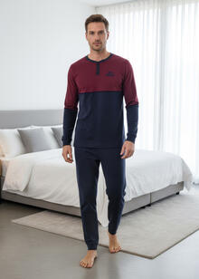PIGIAMA UOMO INTERLOCK . 