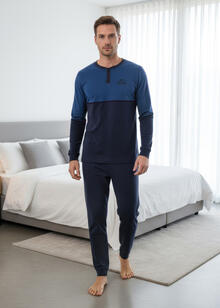 PIGIAMA UOMO INTERLOCK . 