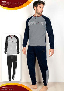 PIGIAMA UOMO INTERLOCK 