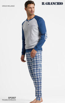 PIGIAMA UOMO INTERLOCK 