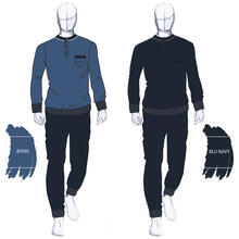 PIGIAMA UOMO INTERLOCK 