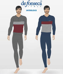 PIGIAMA UOMO INTERLOCK 