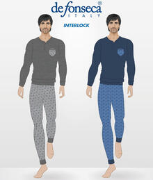 PIGIAMA UOMO INTERLOCK 