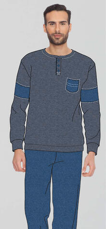 PIGIAMA UOMO INTERLOCK 