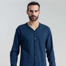 PIGIAMA UOMO INTERLOCK APERTO 