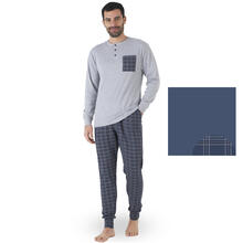PIGIAMA UOMO INTERLOCK CALDO COTONE 