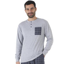 PIGIAMA UOMO INTERLOCK CALDO COTONE 